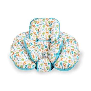 Imagem de Almofada Travesseiro De Amamentação 8 Em 1 Bebê Meninos Momo