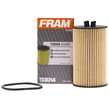 Imagem de FRAM Tough Guard TG10246, filtro de óleo cartucho de fluxo total com intervalo de mudança de 15 km
