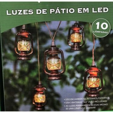 Imagem de Cordão Led Varal Suspenso Cascata 2,7m - Casa Jardim Quintal