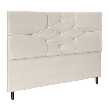 Imagem de Cabeceira Camboriú Para Cama Box Solteiro 94 Cm Suede Bege