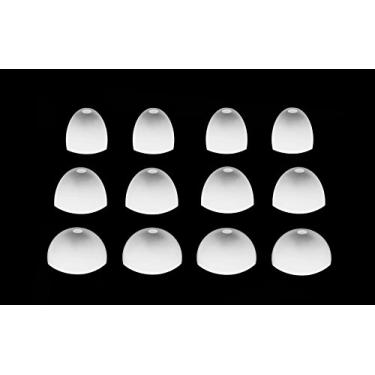 Imagem de 12 peças (N-W-RND) P/M/G adaptador de substituição redondo confortável fones de ouvido compatíveis com fones de ouvido Klipsch