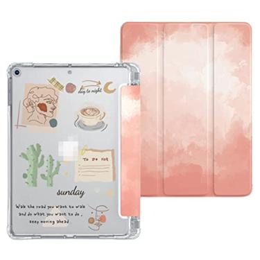 Imagem de Capa para tablet de silicone ultrafina e ultraleve com compartimento para caneta compatível com MatePad Pro 10,8" MatePad 10,4" MatePad 11" v6 10,4" v7 10,4" (P03 (com adesivo), tablet Honor v6 10,4")