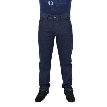 Imagem de Calças Jeans Masculina Tradicional Algodão Básica Plus Size 48 Ao 54 -