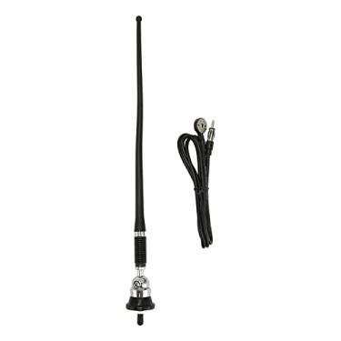 Imagem de Antena Passiva de Rádio do Carro, Borracha Macia Construída Em Amplificador Flexível Mastro Fm Am Estéreo Antenas para Barco Carro Rv Motorhome Atv Utv Trator Motocicleta Iate