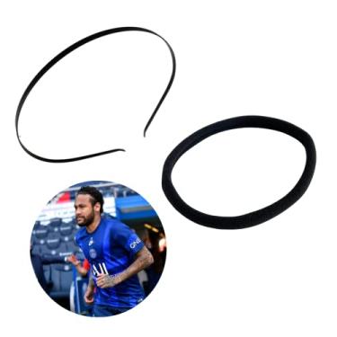 Imagem de Kit 1 Tiaras Masculina De Ferro+ 1 Faixa De Cabelo (Preto)