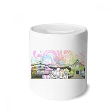 Imagem de DIYthinker Religião Alfândega Pedra Leão Marco Dinheiro Caixa Cerâmica Porta-Moedas Presente