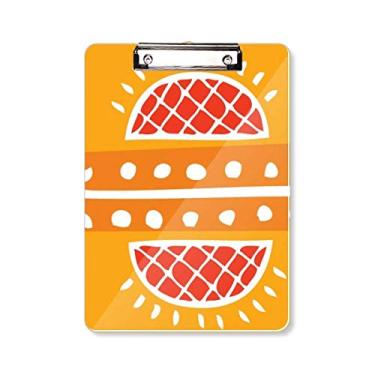 Imagem de Prancheta de Abacaxi Vermelho Totems Civilização Antiga Placa de apoio A4