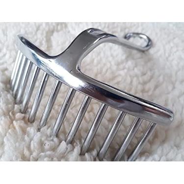 Imagem de Pente cromado Para Crina Cavalo