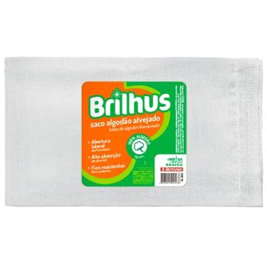Imagem de Brilhus - Saco em Algodão Alvejado para Limpeza, Cor Branca, Bettanin
