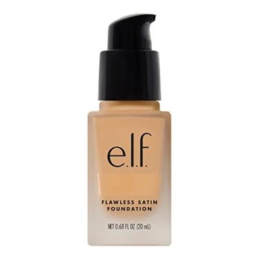 Imagem de elf Flawless Finish Foundation, cobertura leve e média, acabamento semi-fosco, lustre, 0,68 Onça Líquida(20mL)