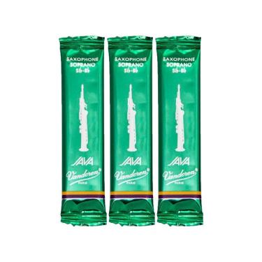 Imagem de 3 Palhetas Vandoren Java Saxofone Soprano Nº 3