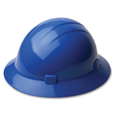 Imagem de (Blue) - ERB 19206 Americana Full Brim Hard Hat with Slide Lock, Blue