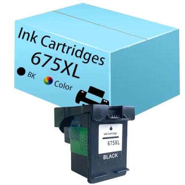 Imagem de 675 Cartuchos de tinta XL Substituição para HP OfficeJet 4000 4400 4575 Impressora black