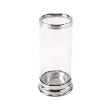 Imagem de Suporte Porta Vela de 7 Dias em Vidro e Alumínio – Estrutura Segura e Design Funcional para Iluminação