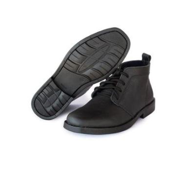 Imagem de Bota Botina Campeira Couro Cadarço Tiro De Laço Ref: 220-Masculino