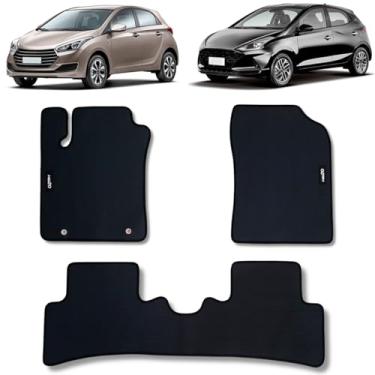 Imagem de Tapete Borracha Hb20 Hatch Com Traseiro Inteiriço 2012 A 2022