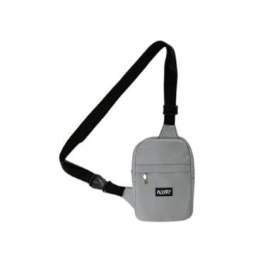 Imagem de Mini Bag Lateral Alkary Bolsa Crossbody Cinzao;Cor:Cinza;Tamanho:Unico;Genero:Masculino