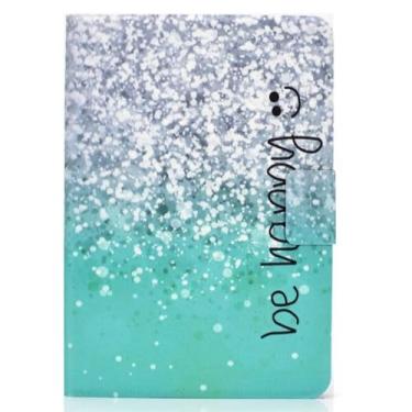 Imagem de Capa para tablet Etui para Amazon Fire Max 11 de 11 polegadas, pintura moderna, capa de couro PU para tablet Funda Fire Max 11 2023 (areia verde, para Fire Max 11)