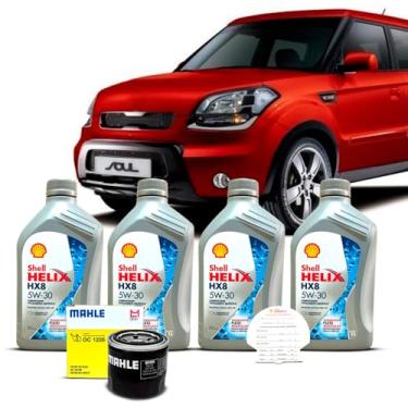 Imagem de Kit Troca de Oleo 5w30 e Filtro Kia Soul 1.6 16v 2016 a 2019