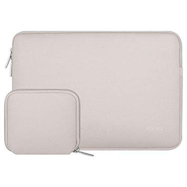 Imagem de MOSISO Capa para laptop de 13,3 polegadas, 13 a 13,3 polegadas compatível com MacBook Air/Pro 13/Pro 14 M5 M4 M3 M2 M1, HP Dell ASUS Lenovo, bolsa de neoprene para computador com capa pequena, cinza