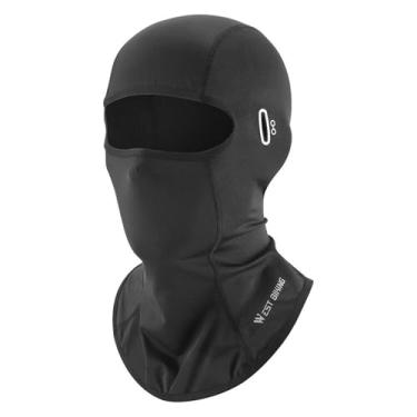 Imagem de Balaclava respirável para homens e mulheres, 2 peças, proteção UV, à prova de poeira, à prova de vento, esportes ao ar livre, máscara facial para ciclismo, corrida, motocicleta