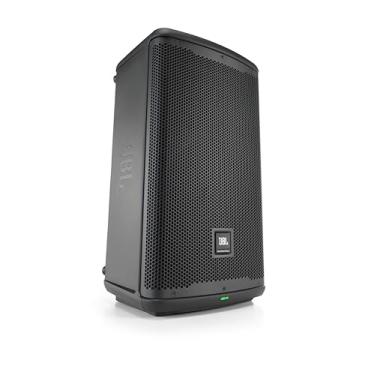 Imagem de JBL Alto-falante profissional EON710 PA com Bluetooth, 10 polegadas, 1300 watts, elétrico com fio, preto