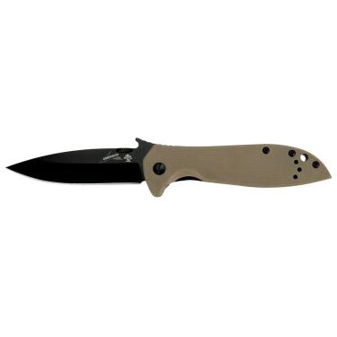 Imagem de Kershaw Canivete dobrável Emerson CQC-6K, tamanho único (6054BRNBLK)