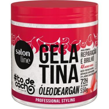 Imagem de Gelatina Óleo de Argan Salon Line todecacho Reparação E Brilho 550g