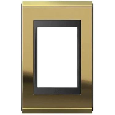 Imagem de  refinatto placa 4x2 3 posições concept preto/ouro  - weg