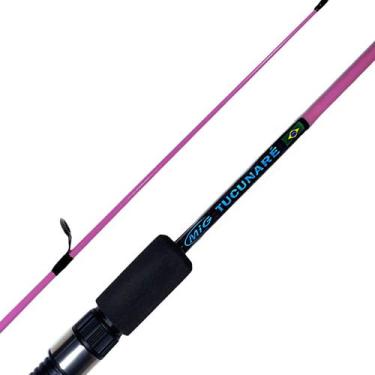 Imagem de Vara Pesca Leve Light Molinete Mig Tucunaré MPI-08 1,40m 8-25lbs Rosa 