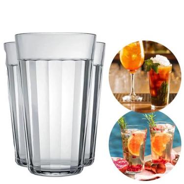 Imagem de Jogo de Copos Americano Vidro Long Drink 450ml Nadir 3 Peças - Nadir F