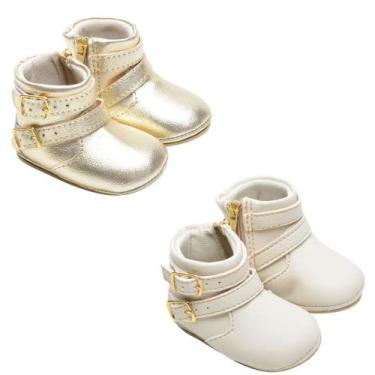 Imagem de Botinha Bota Bebe KIT 2 PARES Menina Recém Nascido Inverno - Seven Bra