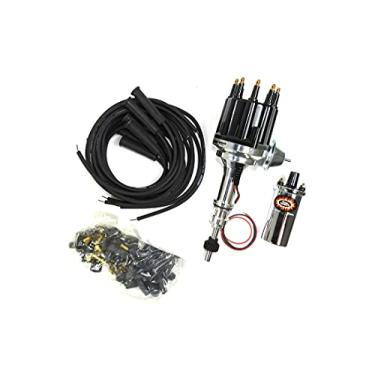 Imagem de Pertronix Kit de ignição Bundle012 (inclui distribuidor Ford 351WPlay com tampa macho preta), 1 pacote
