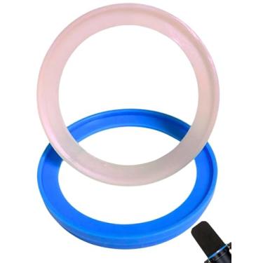 Imagem de Anel de retenção para Shuer SM7B para-brisas RK345B Pop Filter Seal, decoração flare colorida (violeta brilhante)