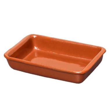Imagem de Assadeira Retangular Cerâmica Principado de Barro Vermelho Motta nº 3 