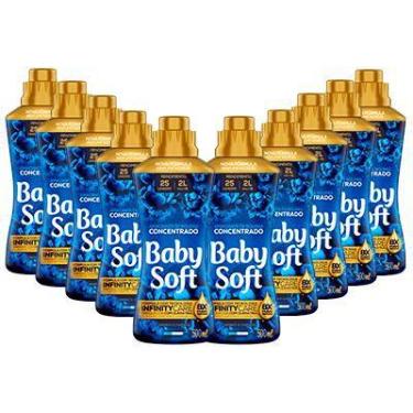 Imagem de Kit 10 Amaciante Concentrado Baby Soft Carinho e Cuidado 500ml