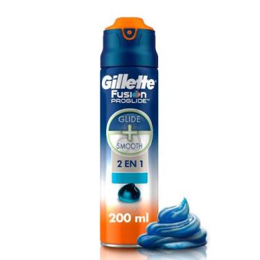 Imagem de Gel de Barbear Gillette Fusion ProGlide 2 em 1 Hidratante 200ml