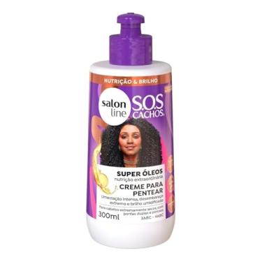 Imagem de Creme Para Pentear 300 Ml Sos Super Óleo, Salon Line, Branco, Sim