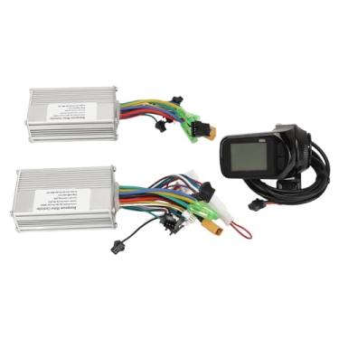Imagem de Kit de Controlador de Motor Sem Escova Com Unidade Dupla 500W 25A 24V 36V 48V Com Medidor LCD para Bicicleta Elétrica Bateria de Lítio