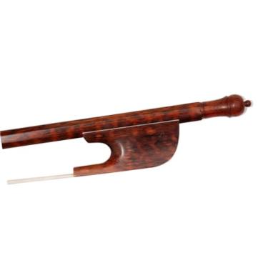 Imagem de Arco de violino de tamanho 4/4 arco de madeira curvado e vara de crina mongol Arco violino prático