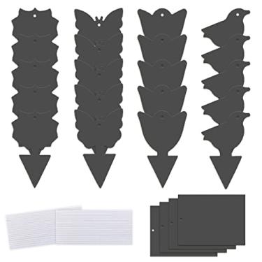 Imagem de Armadilhas para moscas de frutas para ambientes internos, 20 peças de armadilhas amarelas para moscas, armadilhas para mosquitos, apanhador de insetos para casa ao ar livre, bônus de 4 tubos de papel