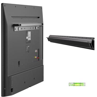 Imagem de EZISE Suporte de parede para TV sem parafusos, sem parafuso para drywall para a maioria das TVs de 12 a 55 polegadas de até 45 kg, suporte resistente para TVs Studless, perfil baixo, sem danos, fácil