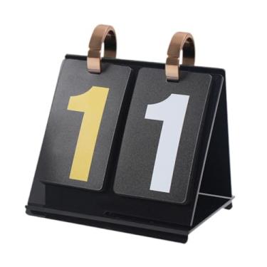 Imagem de oshhni Cartões de placar de placar de placas de jogo de clube de cartas de quadro portátil Manual de registro portátil Manual de pontuação à prova d'água, Preto