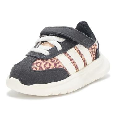 Imagem de adidas Baby Run 70s 2.0 Tênis de renda elástica, Magic Bege/Off White/Black, 19