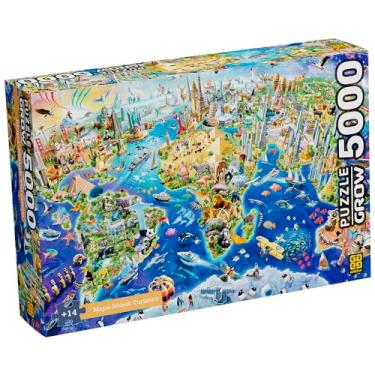 Imagem de GROW P. 5000 PÇS MAPA MUNDI TURÍSTICO, Modelo: 4353