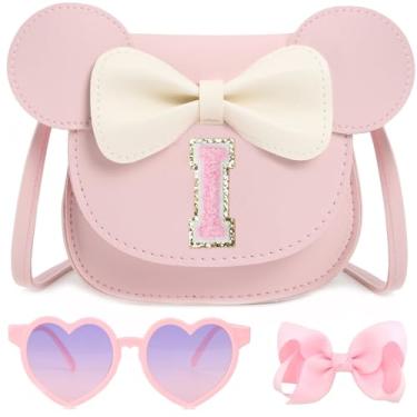 Imagem de PRLINJSK Bolsa infantil para presente de aniversário para meninas, bolsa para meninas, conjunto de presente, Rosa I, Small, Casual
