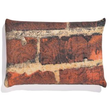 Imagem de Peso de Porta Decorativo Almofada 1Kg Estampa Tijolinhos