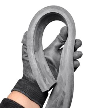 Imagem de 5 Metros Borracha Perfil Esponjoso Vedação 50x12mm Macio Borrachas Londrina