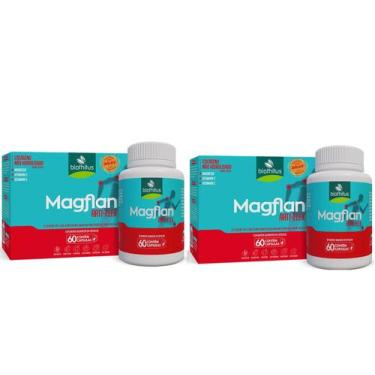 Imagem de Kit 2 Colágeno Não Hidrolisado Tipo II Magflan Arti-flex 60 Cáps - Bio