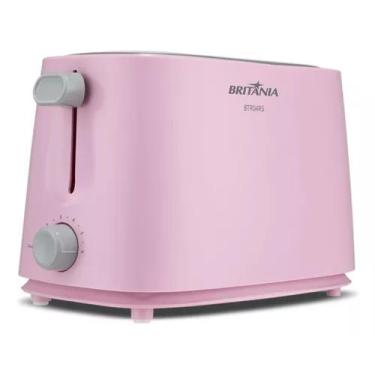 Imagem de Torradeira Rosa Britânia 6 Níveis De Tostagem 750w - Consul, 110V
